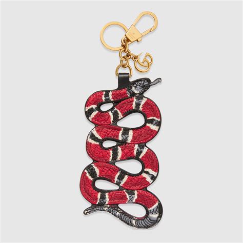 gucci double g with snake keychain|gucci keychains canvas.